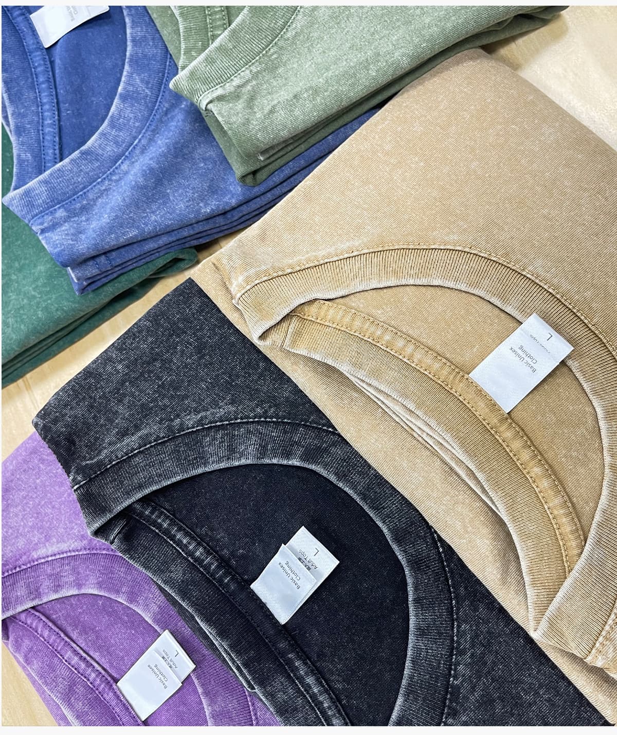 Acid Wash 230GSM Cotton Oversized T-shirt – detail 12