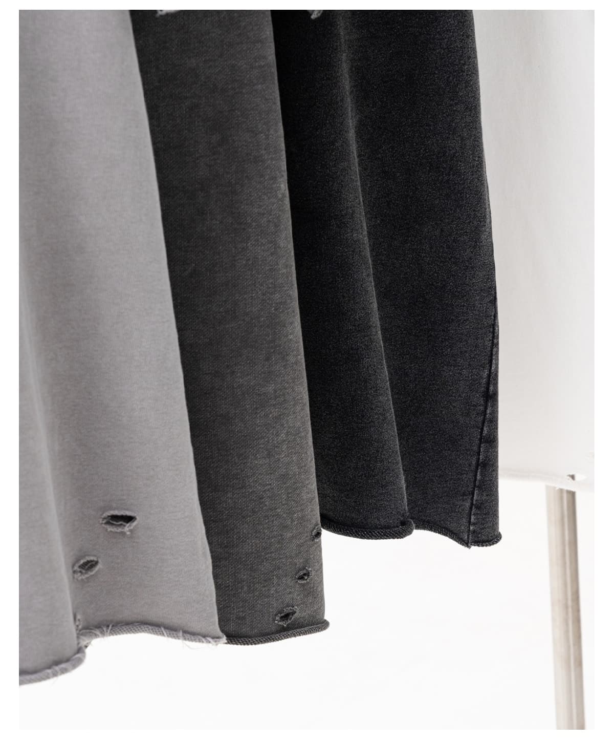 Terry 330GSM Oversized Distressed Reglan Sleeve T-Shirt – detail 12