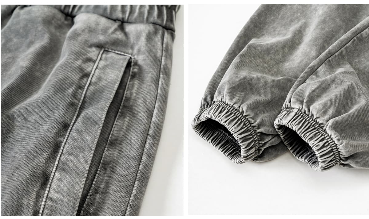 Thick 345GSM Wash Terry Sweatpants – detail 7