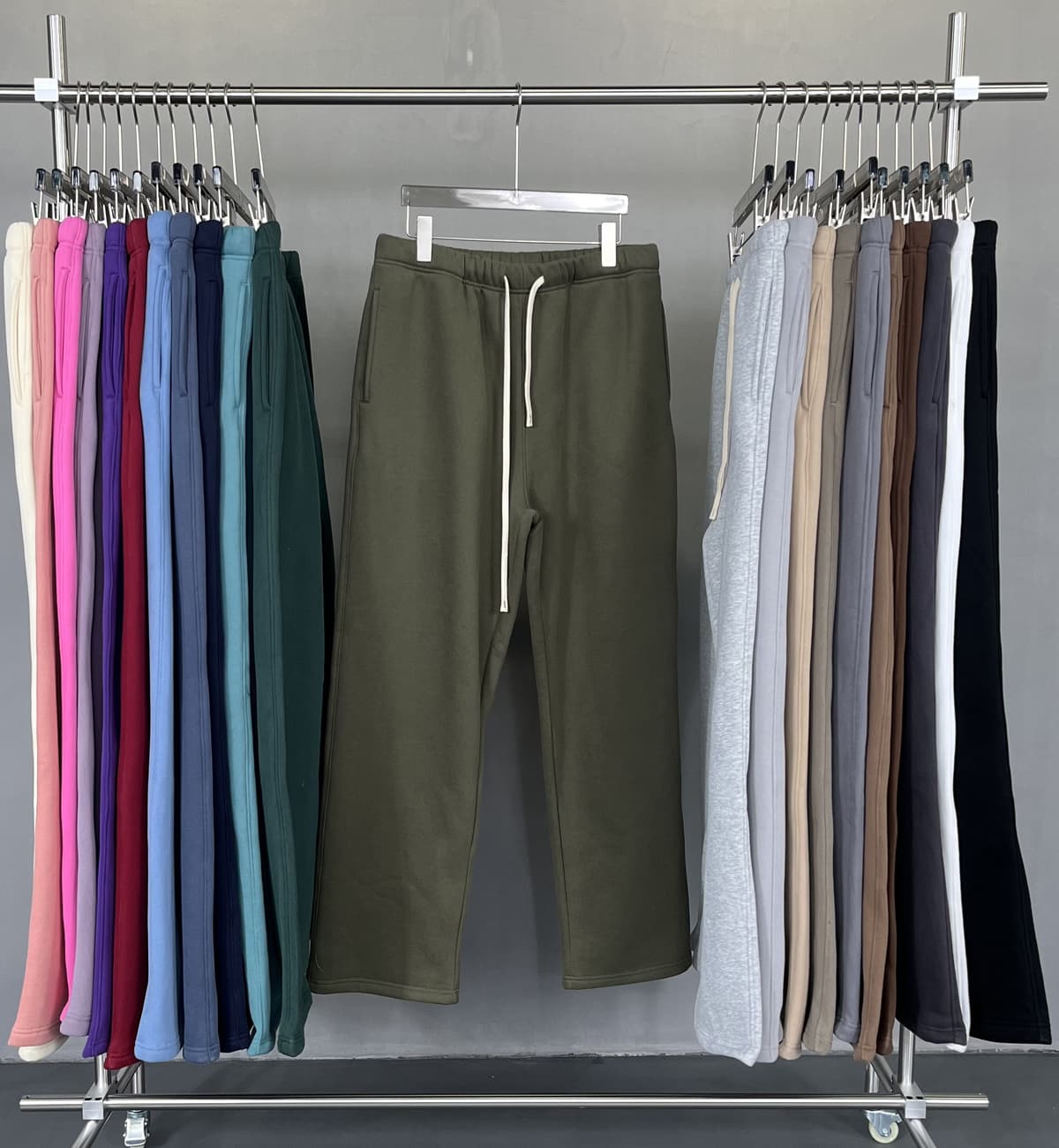Cotton Fleece 350Gsm Straight Leg Sweatpants – detail 13