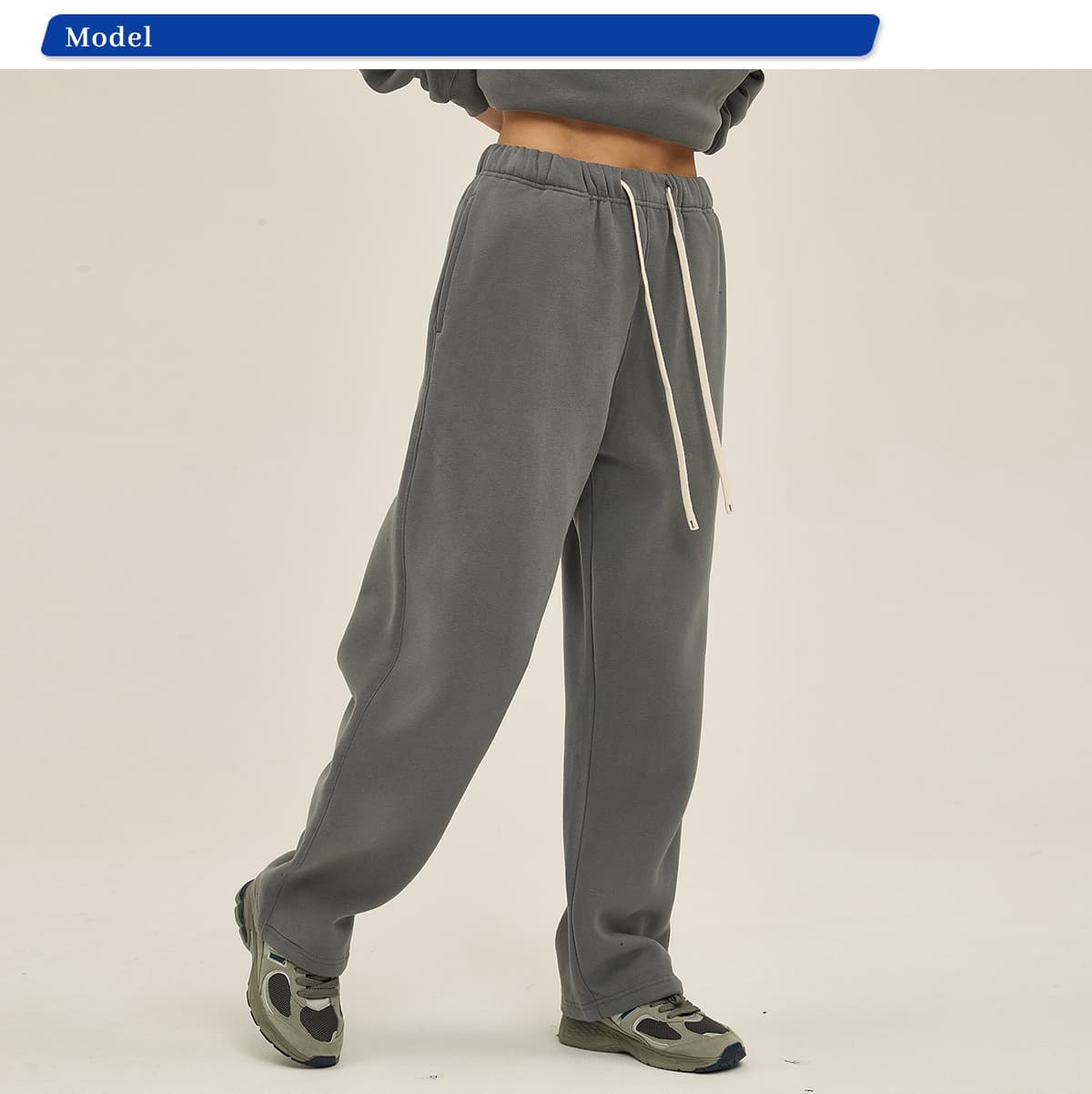 Cotton Fleece 350Gsm Straight Leg Sweatpants – detail 15