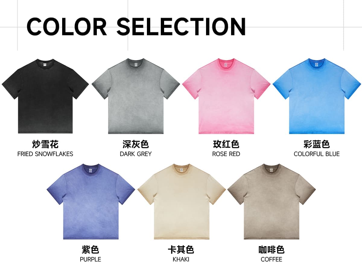Cotton 255GSM Oversized Acid Wash T-Shirt – detail 4