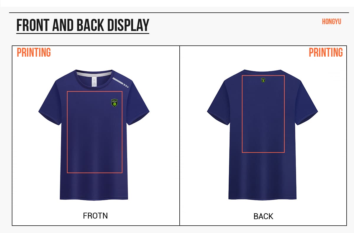 Breathable Quick Dry Sports T-shirt – detail 7