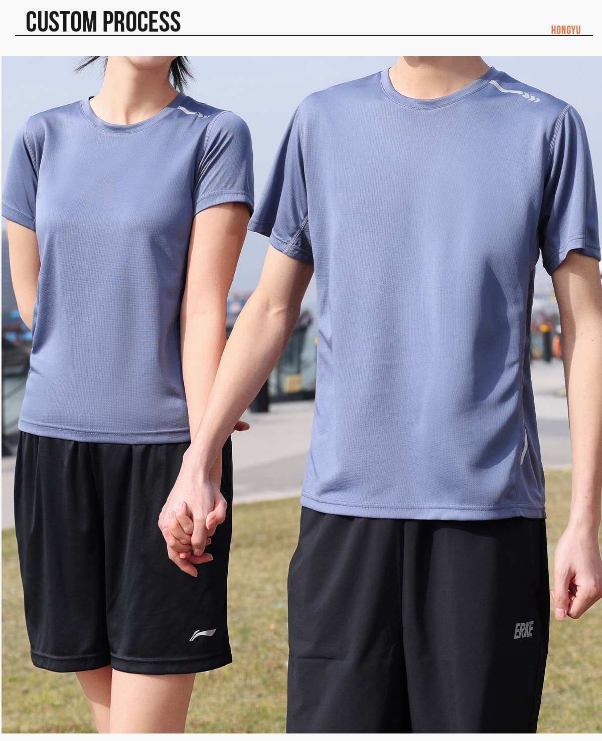 Breathable Quick Dry Sports T-shirt – detail 8