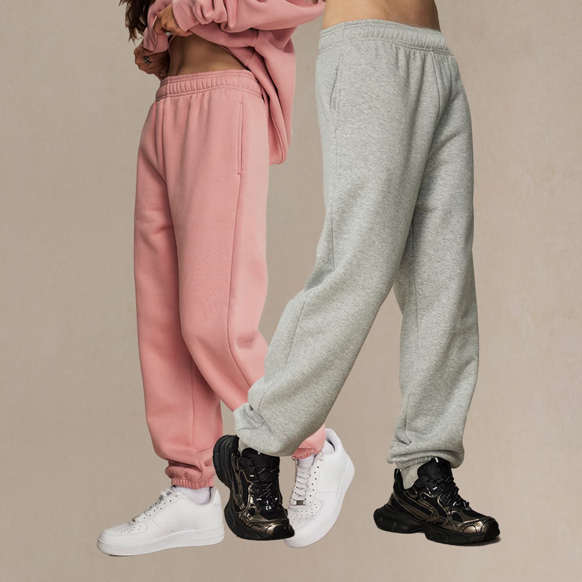 Thick 400Gsm Polar Fleece Jogger Sweatpants thumbnail 4