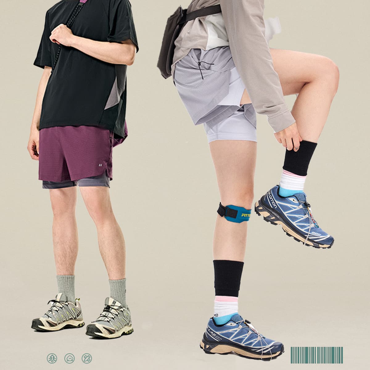UPF50 Quick Dry Sports Shorts with Lining thumbnail 2