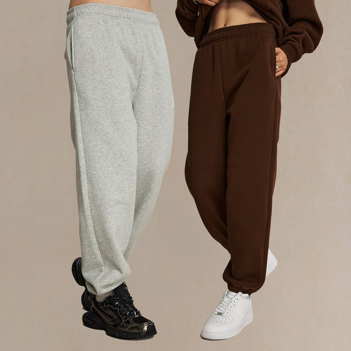 Thick 400Gsm Polar Fleece Jogger Sweatpants thumbnail 5