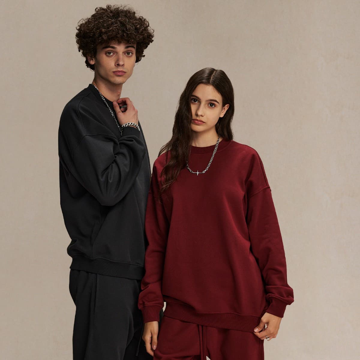 Heavy 430Gsm Cotton Terry Oversized Sweatshirt thumbnail 2