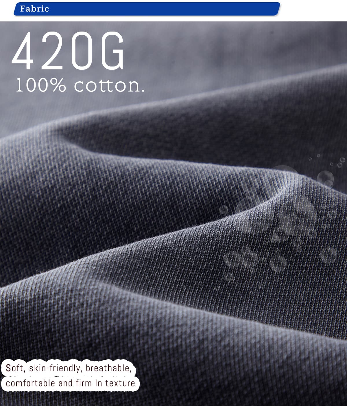 Thick French Terry 420Gsm Vintage Wash Hoodie – detail 4