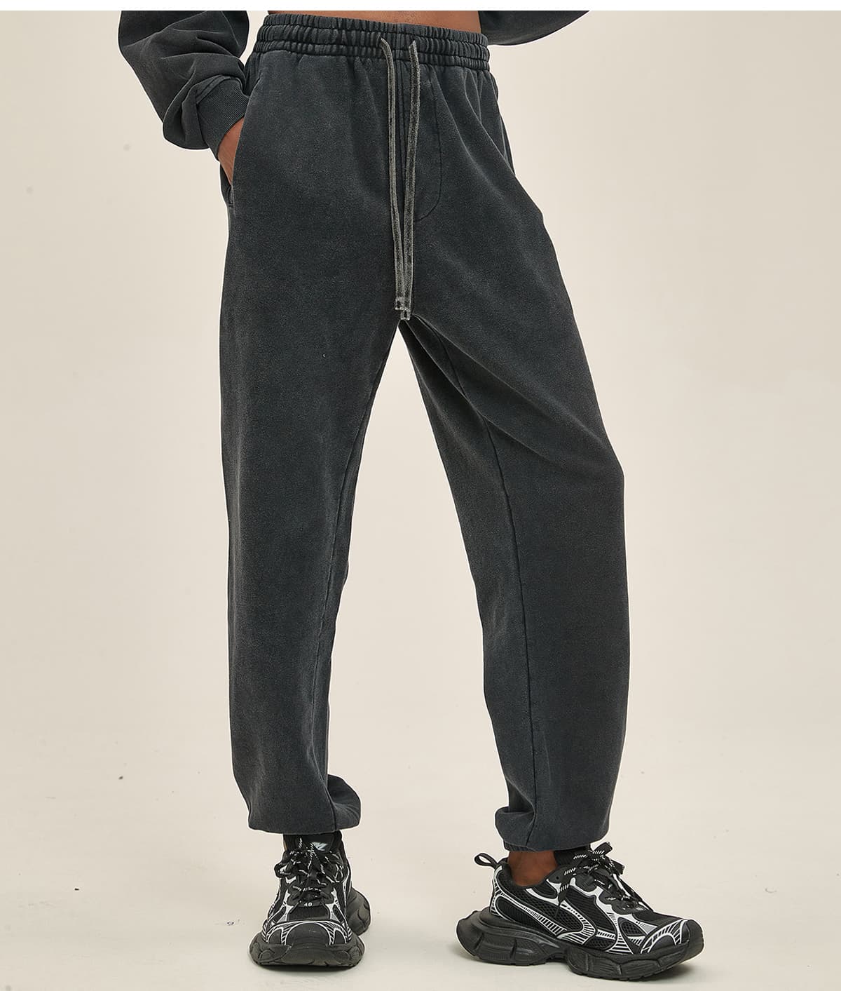 Cotton Terry 420Gsm Snow Wash Sweatpants – detail 15