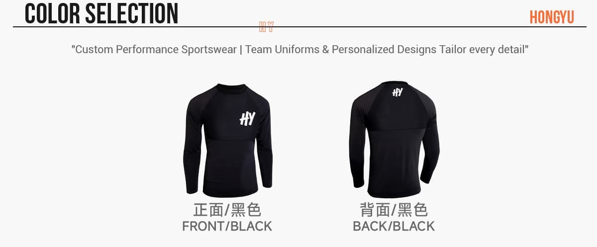 Quick Dry Sports Long Sleeve Tee Mens Gym Clothes – detail 4
