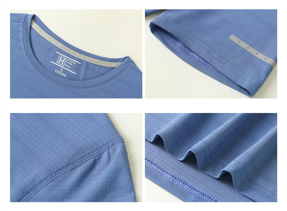 Basic Quick Dry Lightweight Sport Wear T-shirt – detail 6