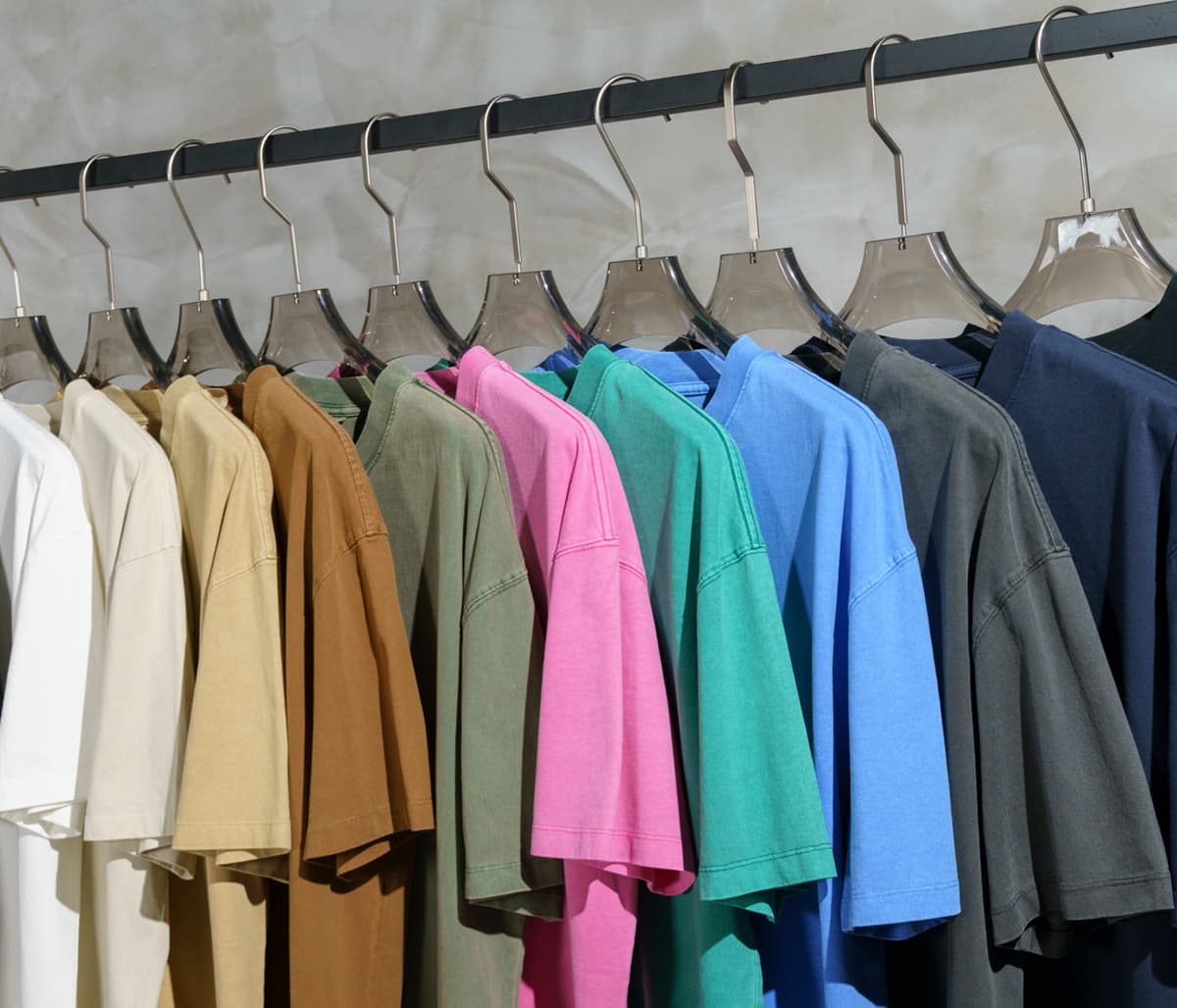 Cotton Terry 270GSM Light Wash T-Shirt – detail 14