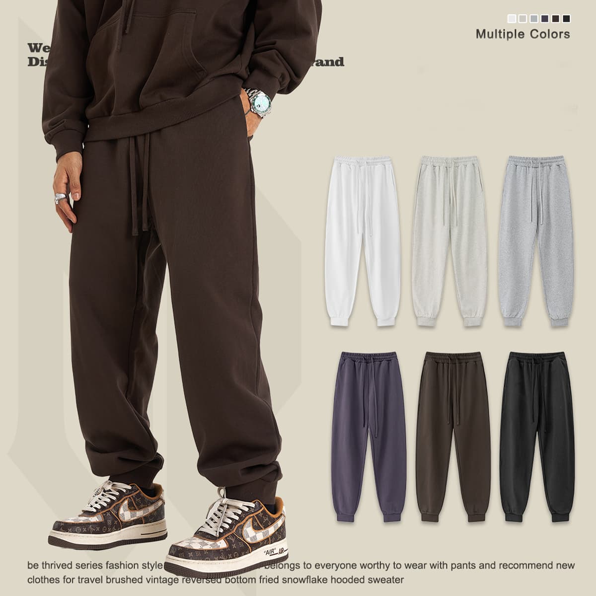 Heavy 440Gsm Terry Jogger Sweatpants