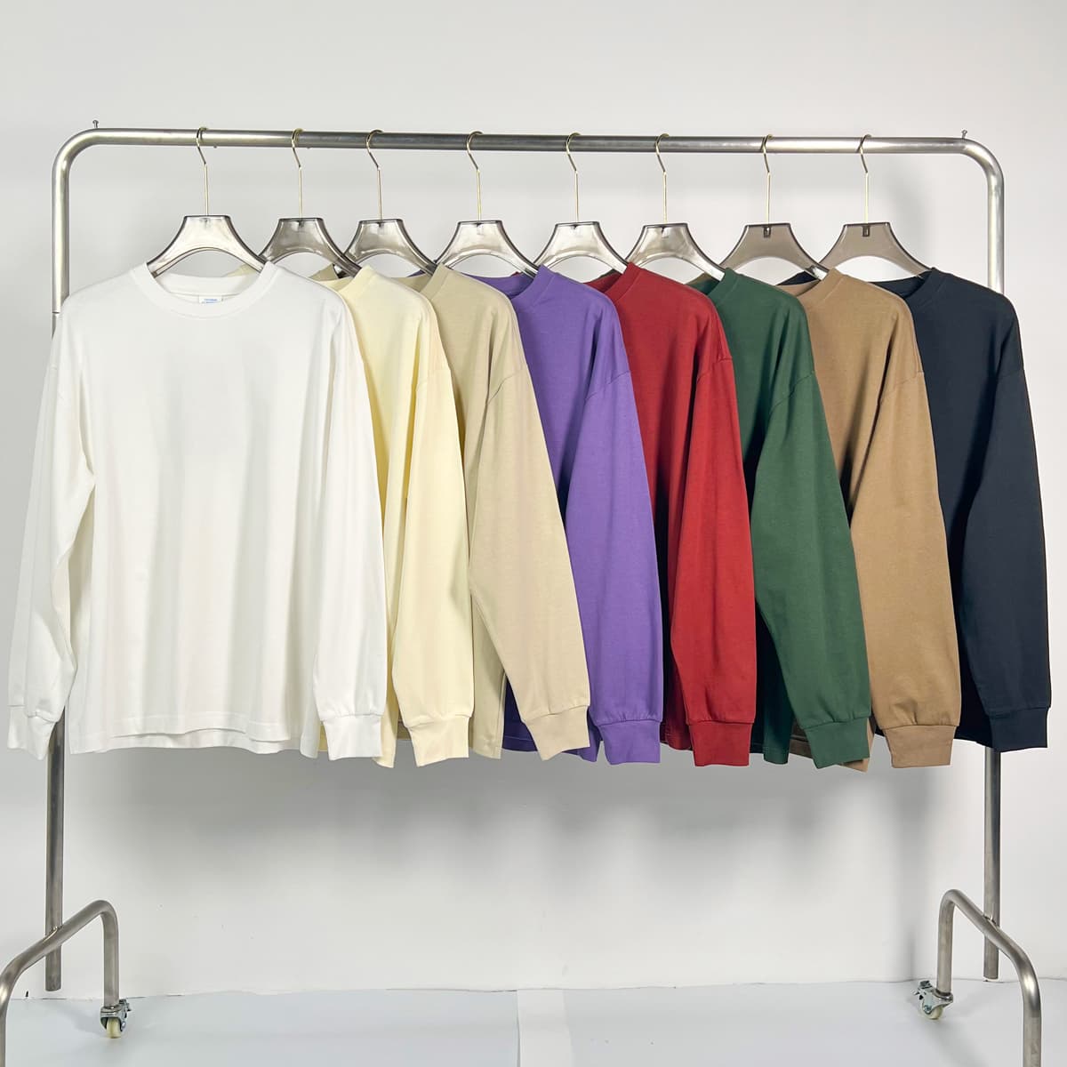 High quality Cotton terry 305Gsm solid Casual shirts thumbnail 5