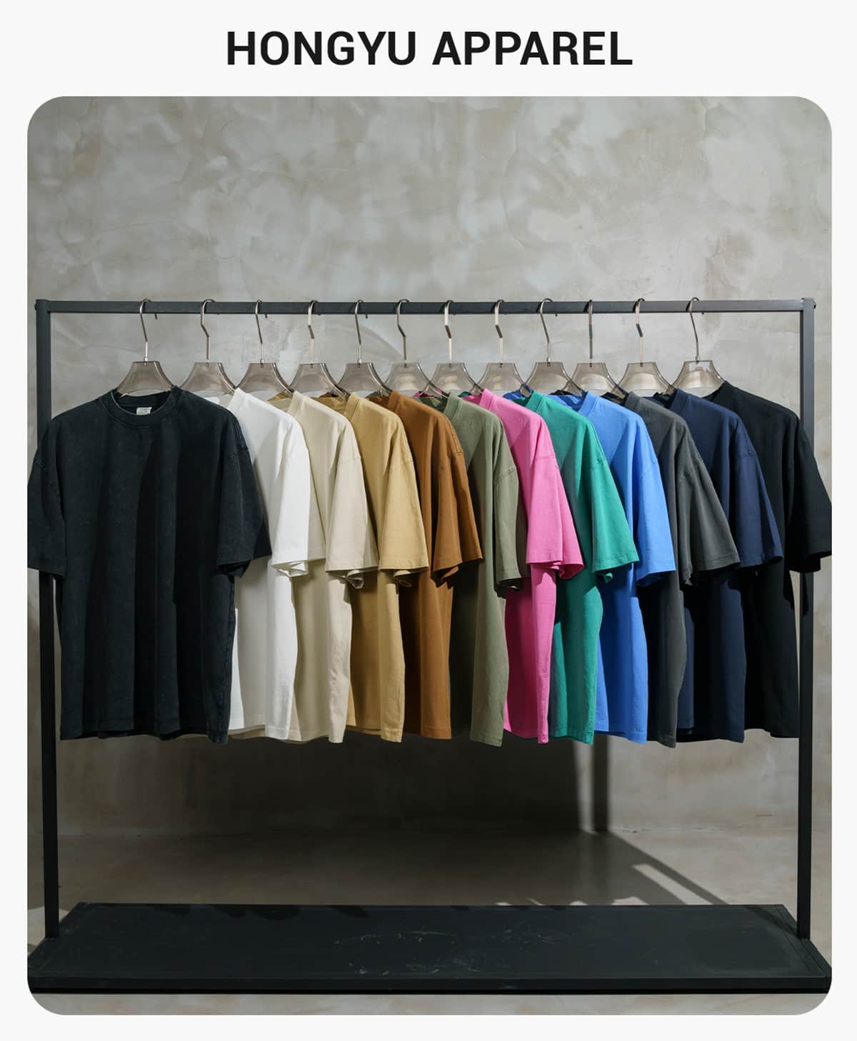 Cotton Terry 270GSM Light Wash T-Shirt – detail 1