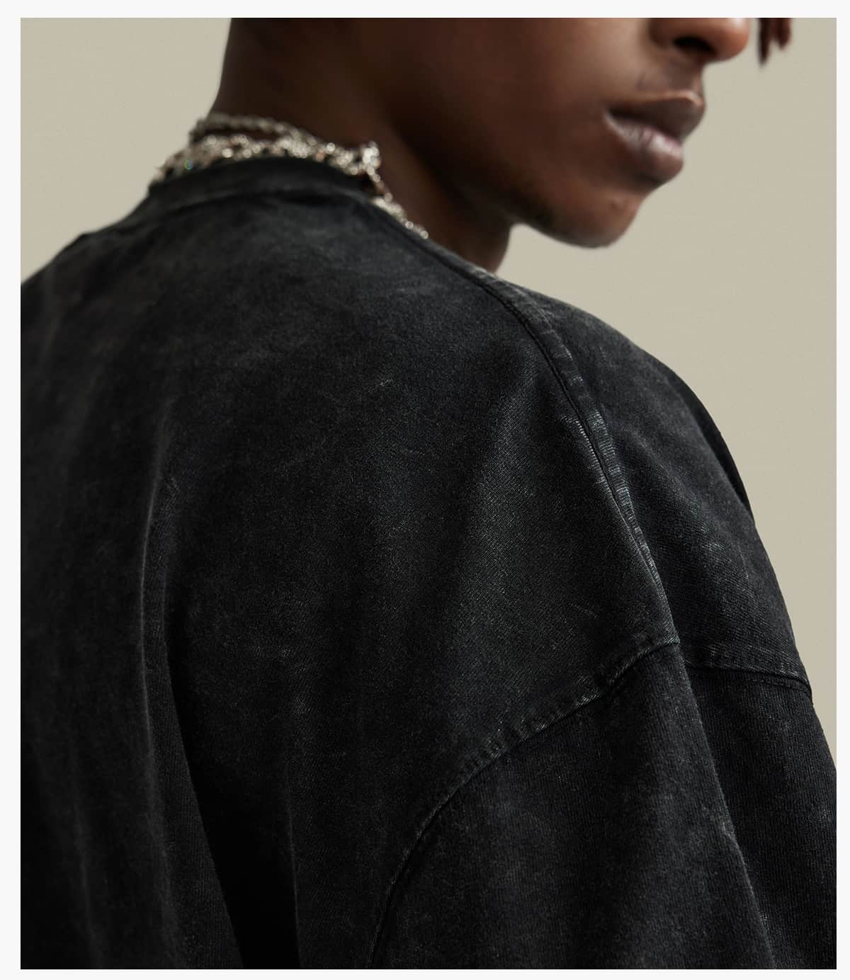 Cotton Terry 270GSM Light Wash T-Shirt – detail 11