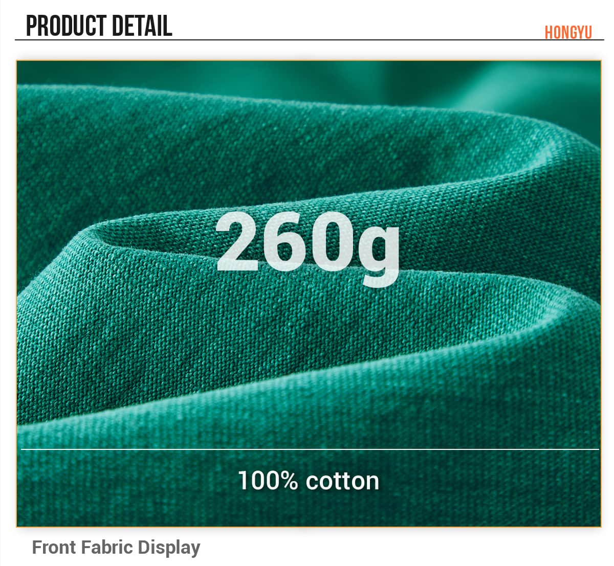 Cotton Terry 270GSM Light Wash T-Shirt – detail 6