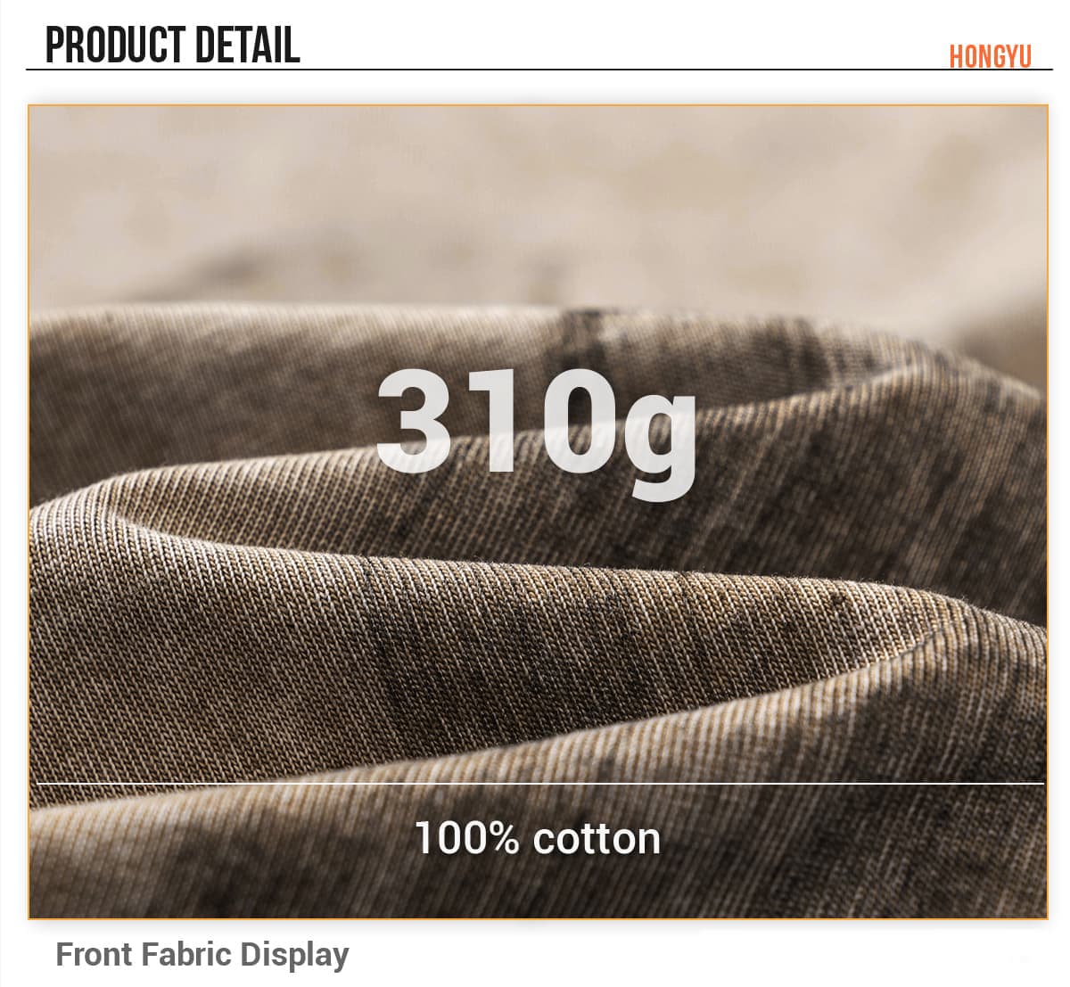 S1972 Cotton 310GSM Raw Hem Vintage Wash Distressed T-Shirt – detail 5