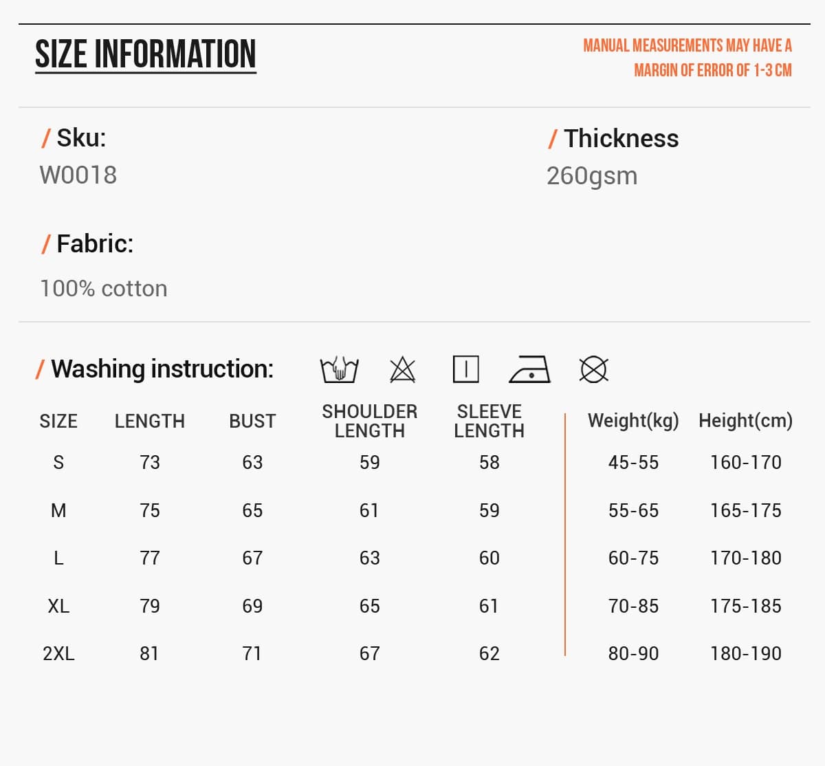 Cotton 260Gsm Long Sleeve Gradual Wash Shirts – detail 2