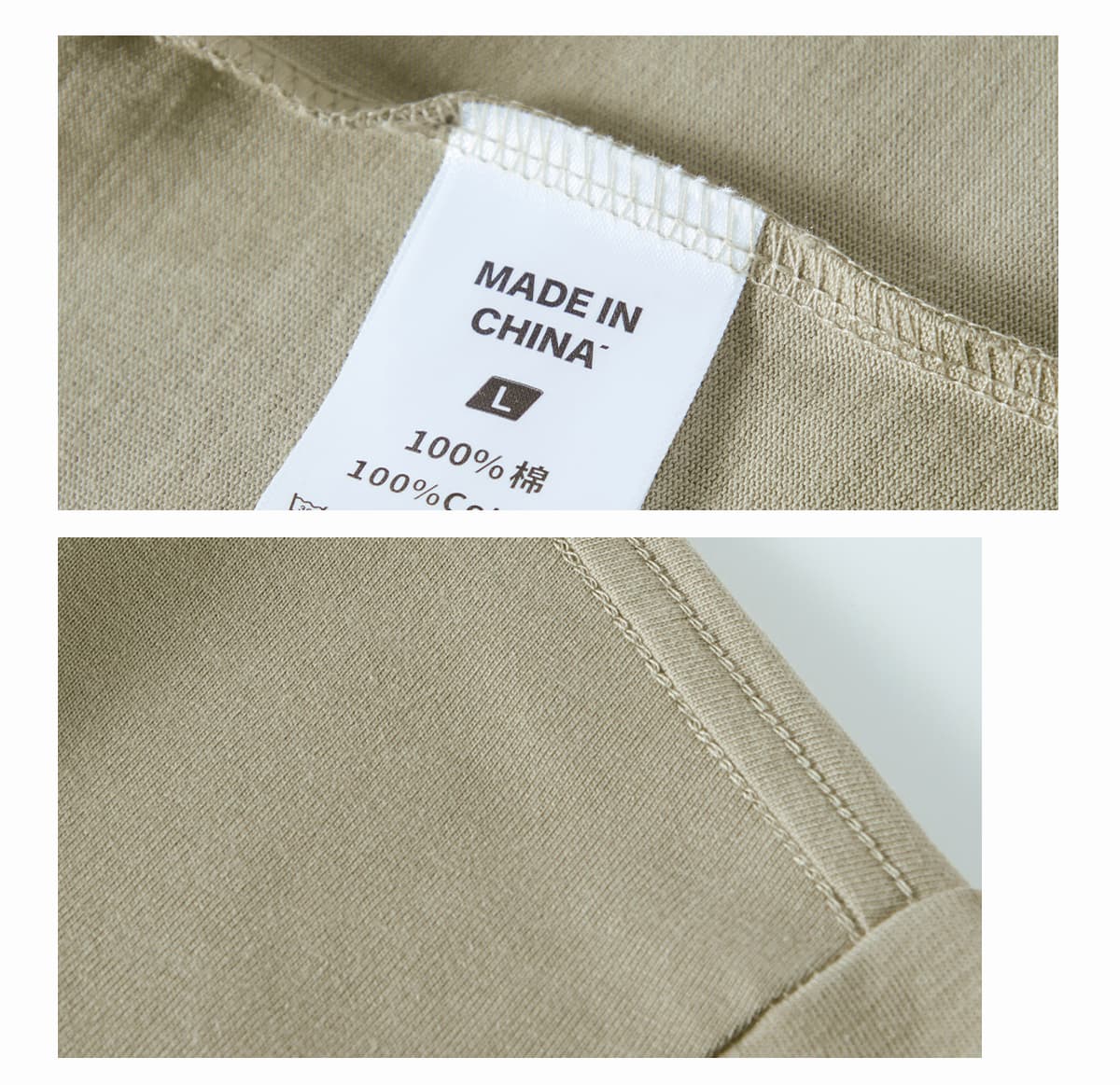 Heavy Weight Cotton 425Gsm Long Sleeve T-Shirt – detail 6