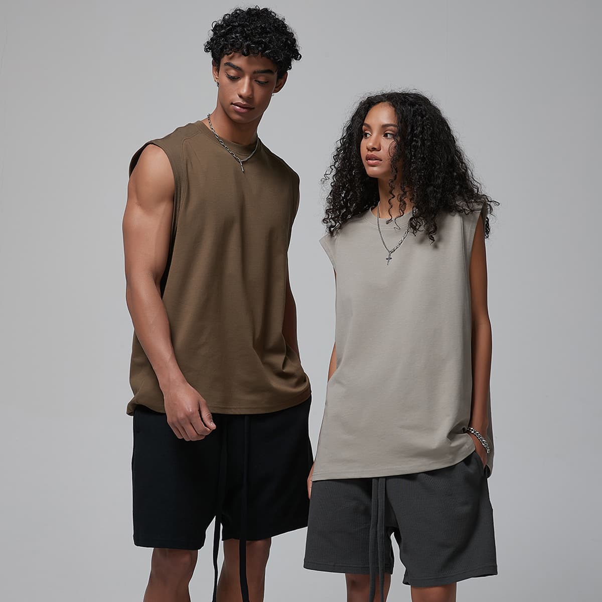 Quick Dry Cotton 190gsm Light Weight Sports Vest thumbnail 4