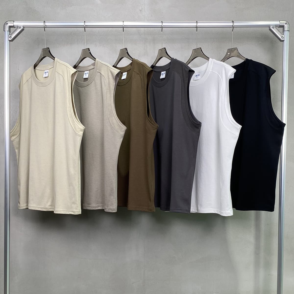 Quick Dry Cotton 190gsm Light Weight Sports Vest thumbnail 5