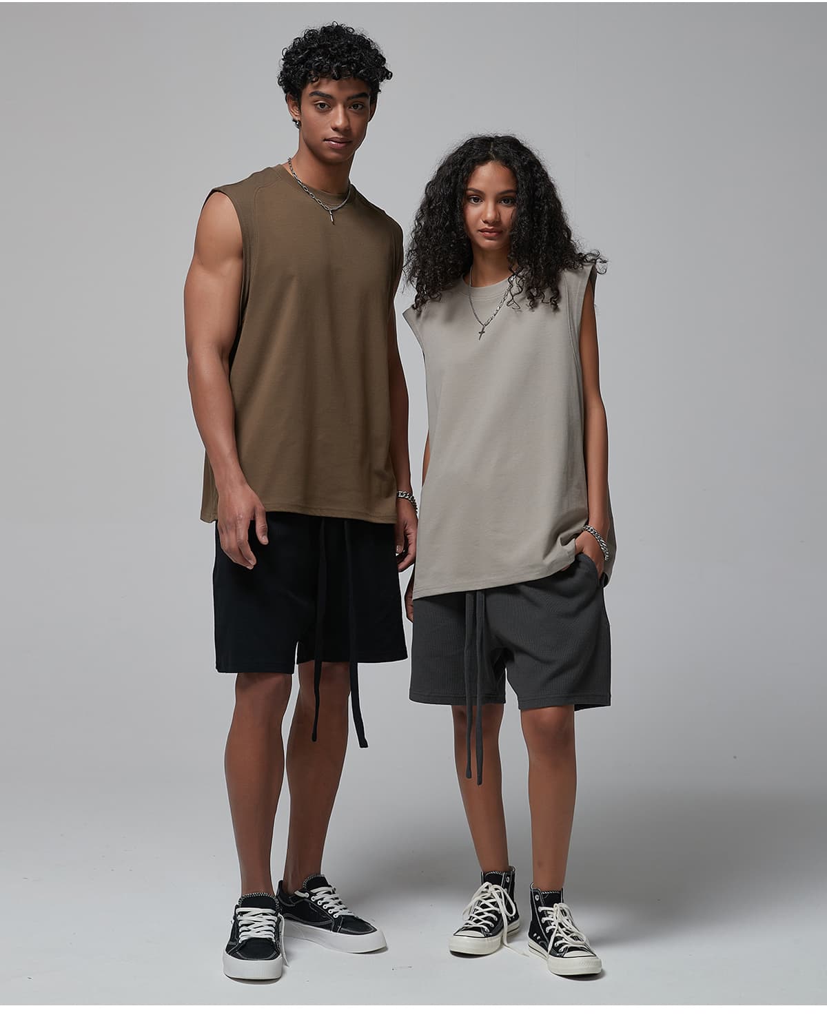 Quick Dry Cotton 190gsm Light Weight Sports Vest – detail 11