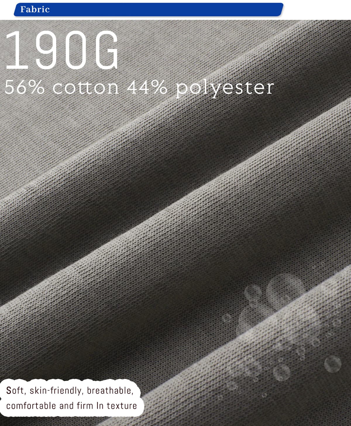 Quick Dry Cotton 190gsm Light Weight Sports Vest – detail 5