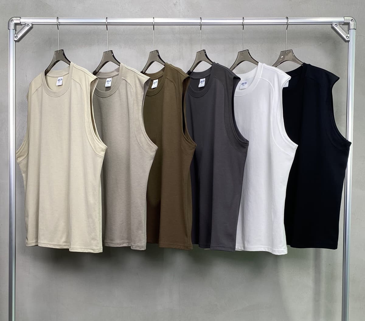 Quick Dry Cotton 190gsm Light Weight Sports Vest – detail 8
