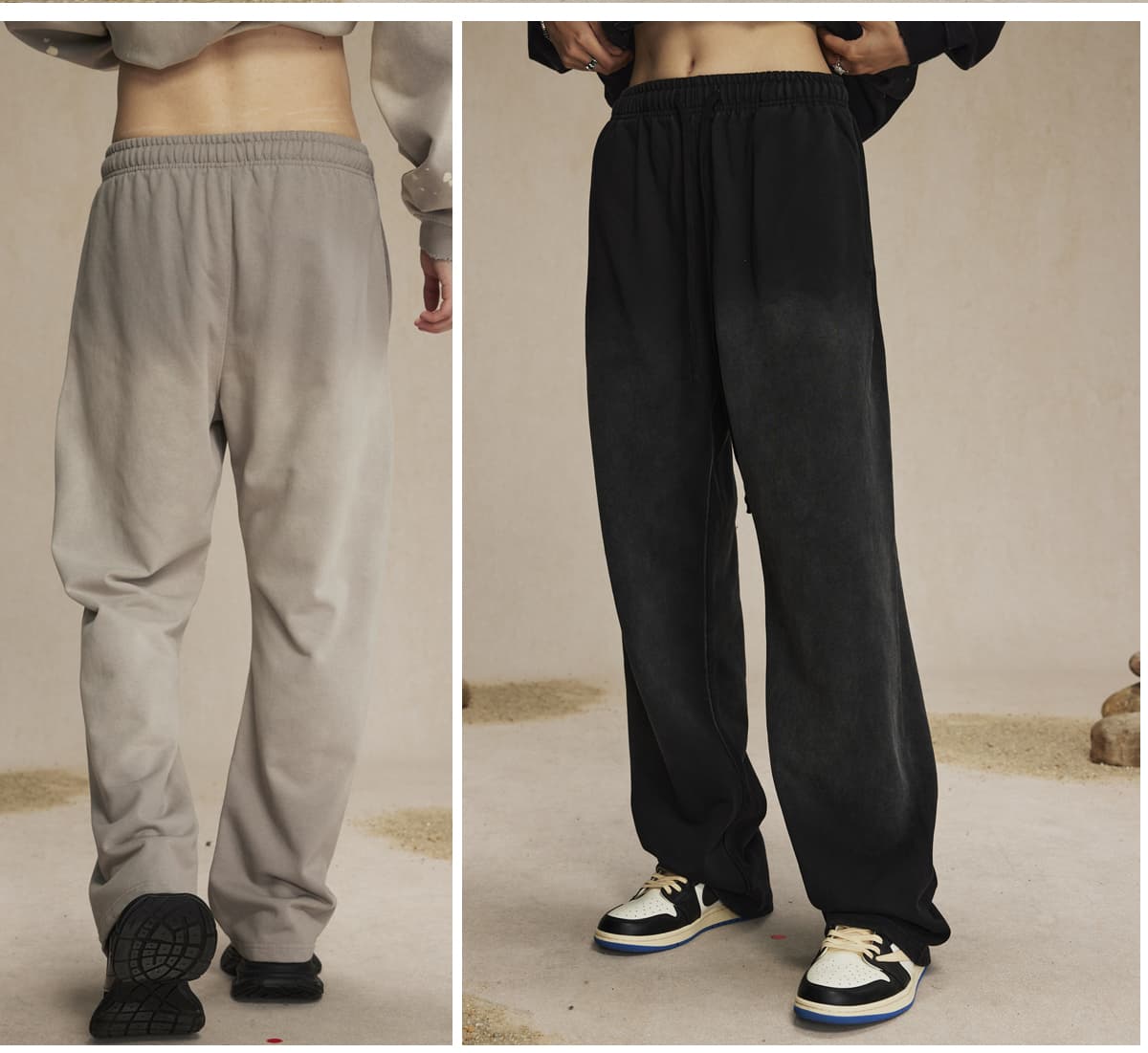 Terry 450Gsm Vintage Dyed Straight Leg Sweatpants – detail 10