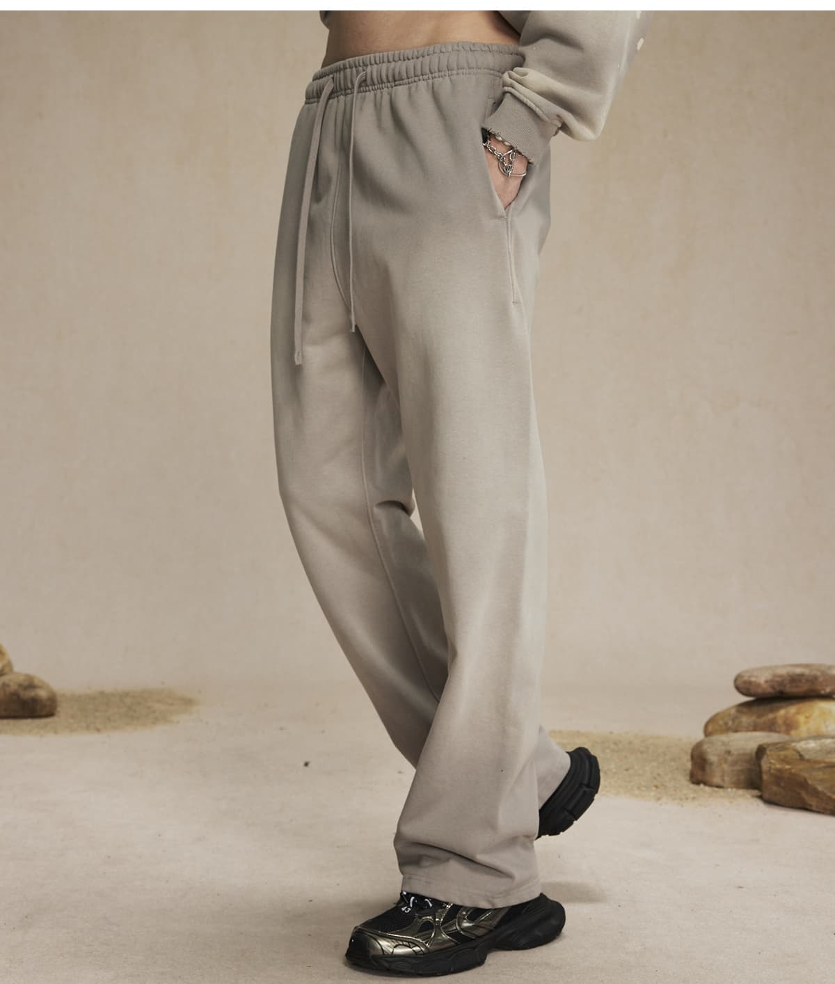 Terry 450Gsm Vintage Dyed Straight Leg Sweatpants – detail 14