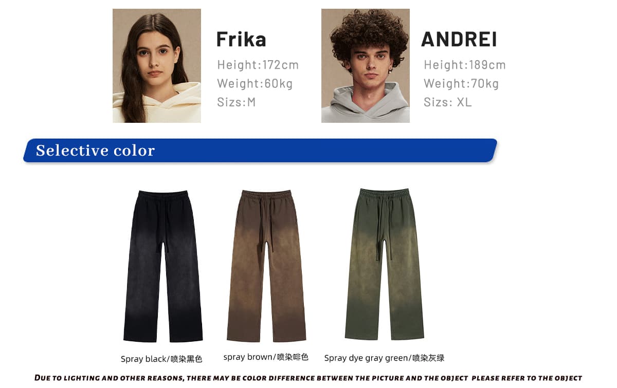 Terry 450Gsm Vintage Dyed Straight Leg Sweatpants – detail 2