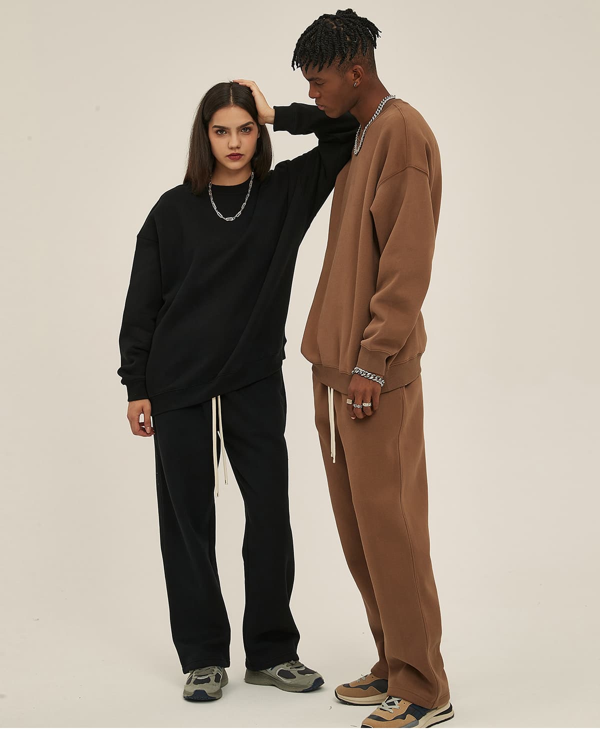 Oversized 350Gsm Cotton Fleece Sweatshirt – detail 12