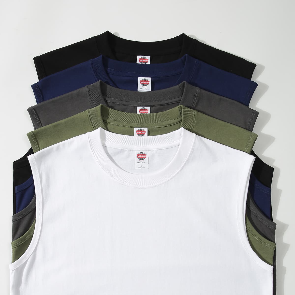 Cotton 220gsm Basic Vest For Men thumbnail 2