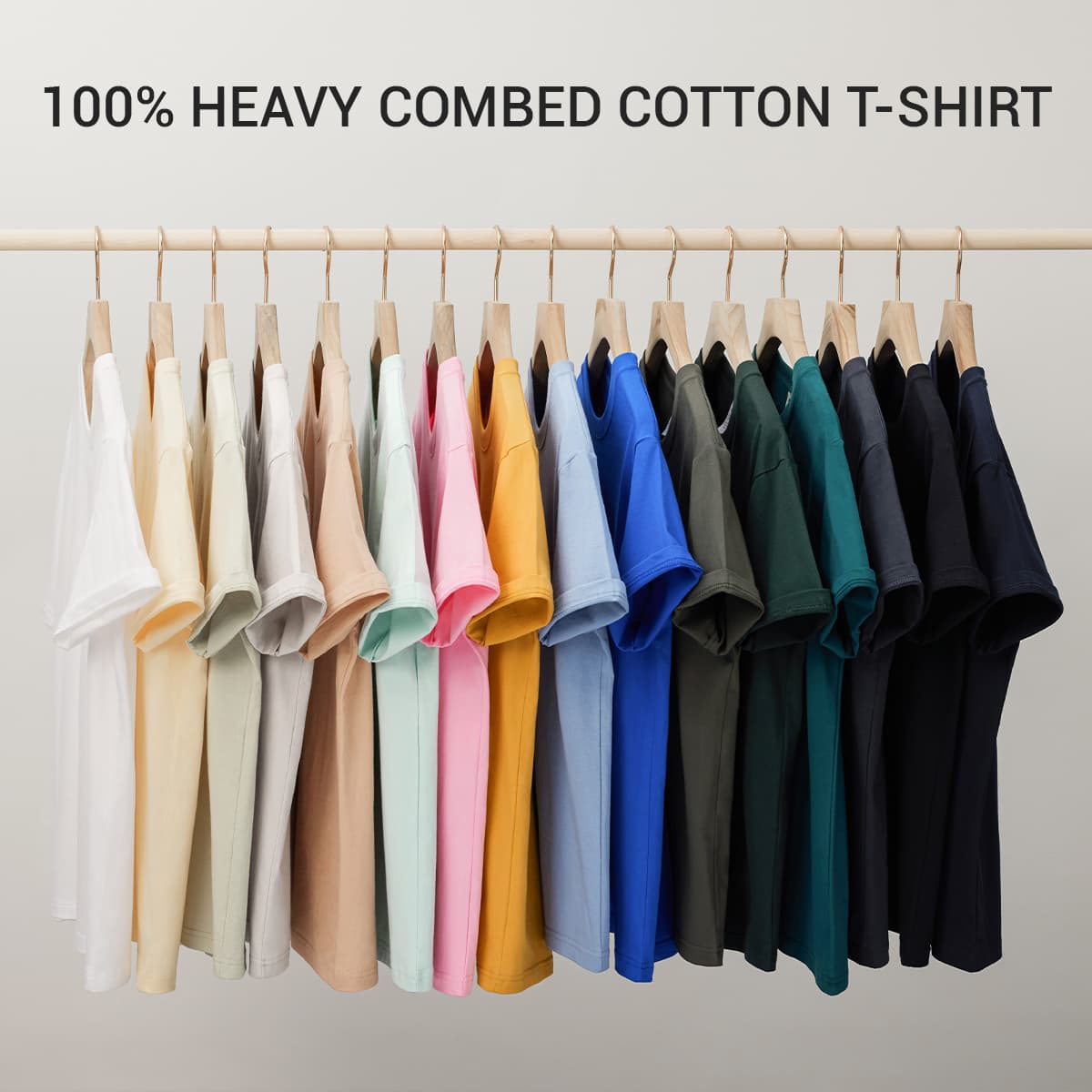Basic Fit Pure Cotton T-Shirt 230Gsm