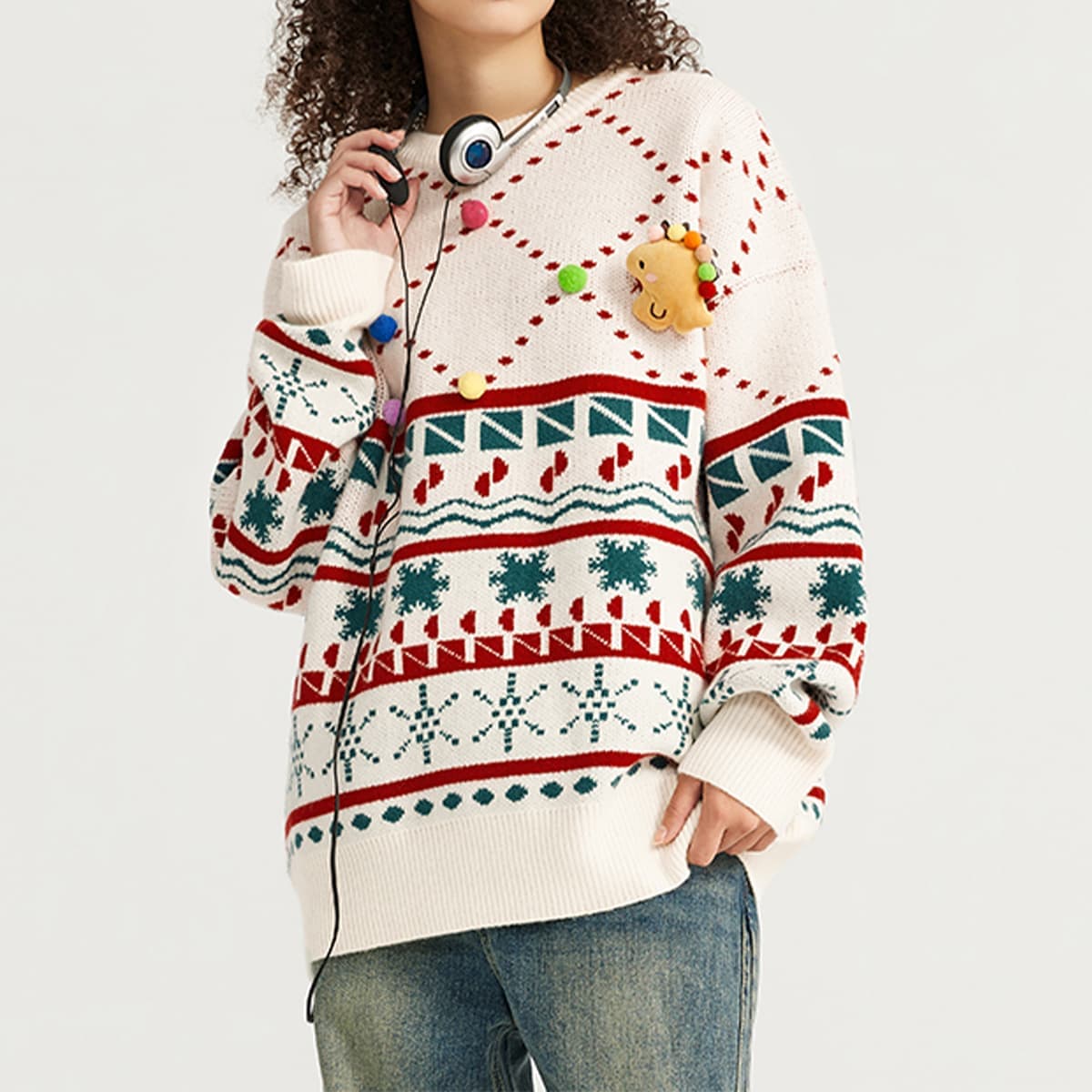 Christmas Collection Doll Pullover Sweater thumbnail 2