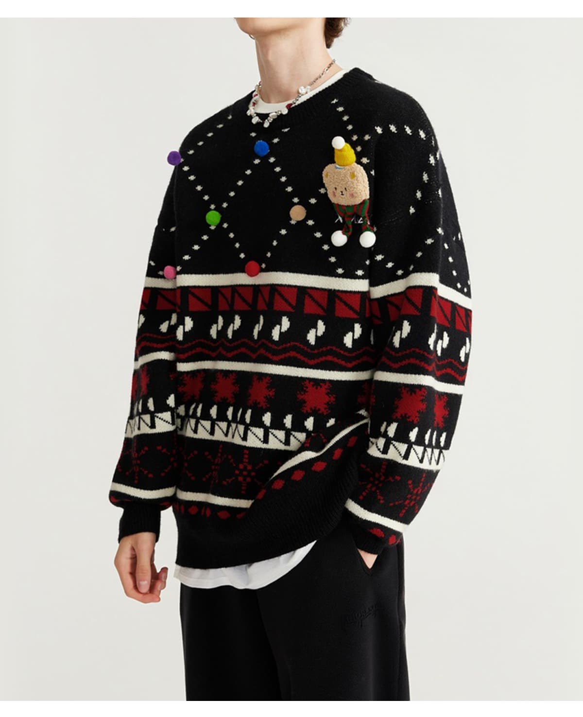 Christmas Collection Doll Pullover Sweater – detail 7