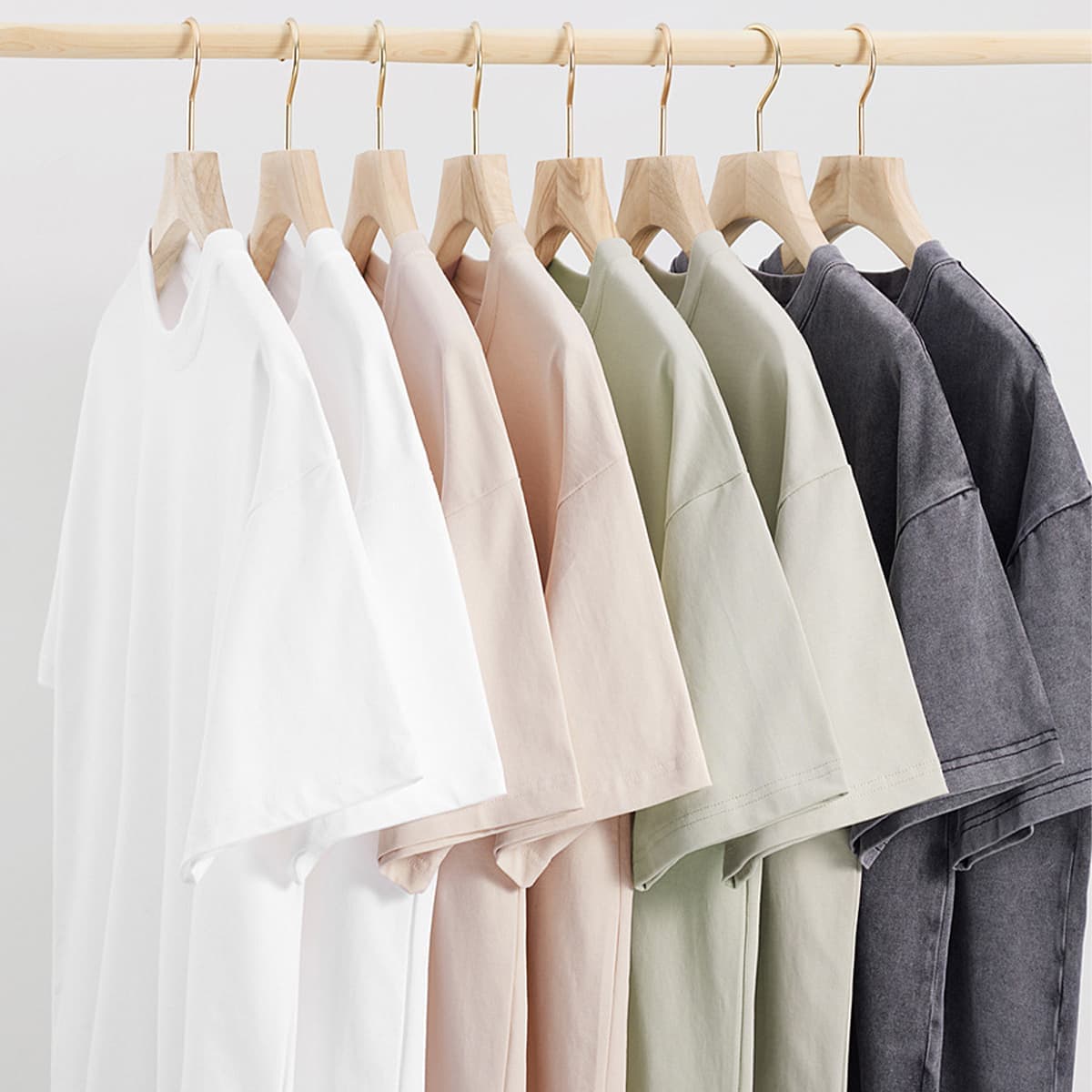 Slight Oversized 300Gsm Long-Staple Cotton T-shirts thumbnail 2