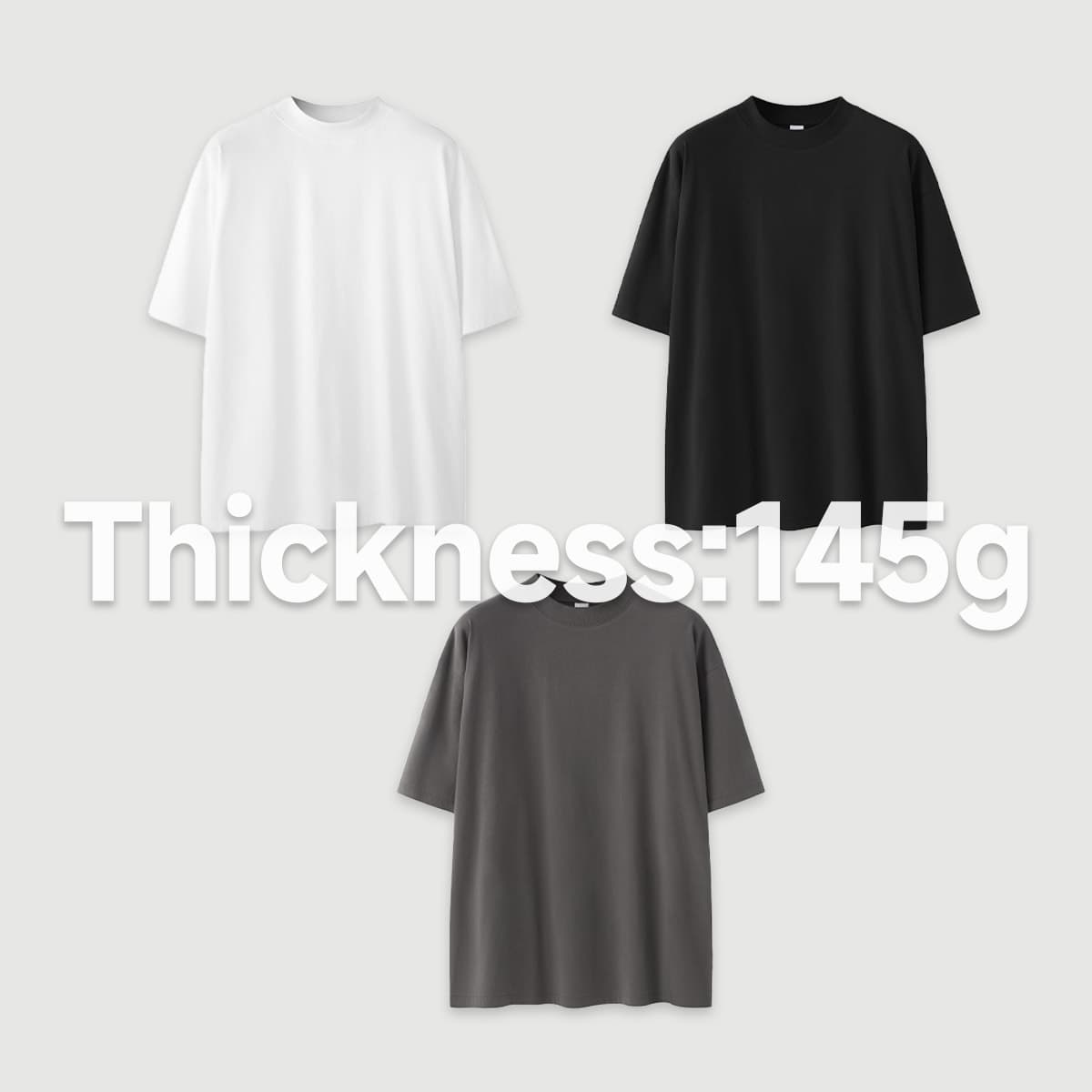 Golden Pima Cotton 145Gsm Oversized T-Shirt thumbnail 3