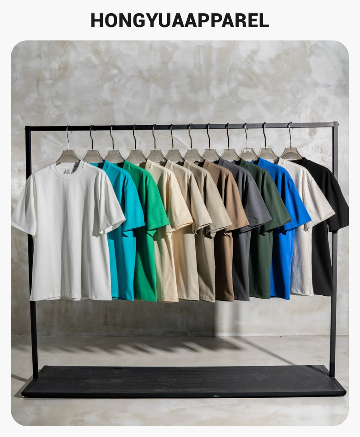 Extra Thick 425GSM Drop Shoulder Oversize T Shirt – detail 1