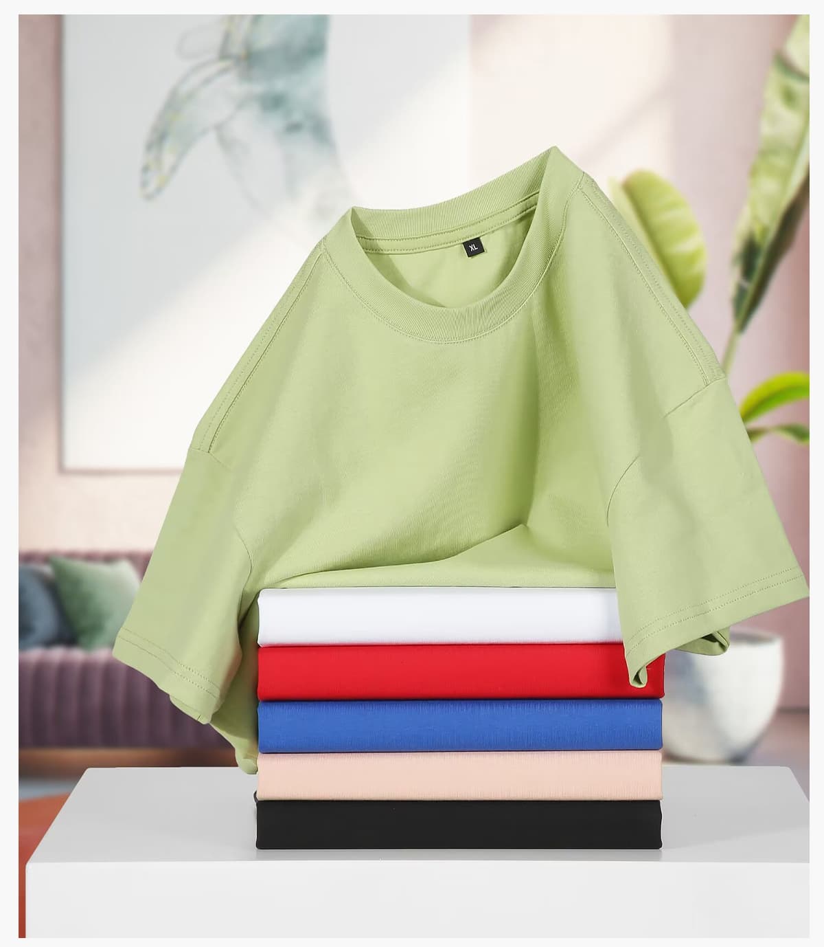 Cotton 240Gsm Kid’s Oversized T-Shirt – detail 9