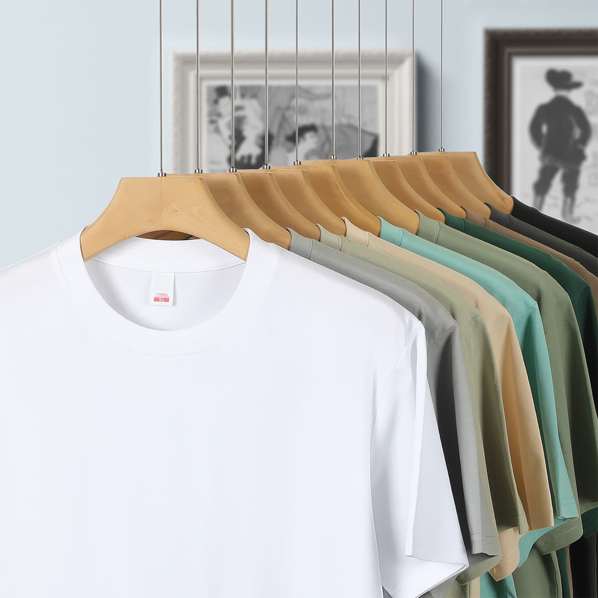 Quick Dry180Gsm Cotton Sorona Cooling T-Shirt thumbnail 3