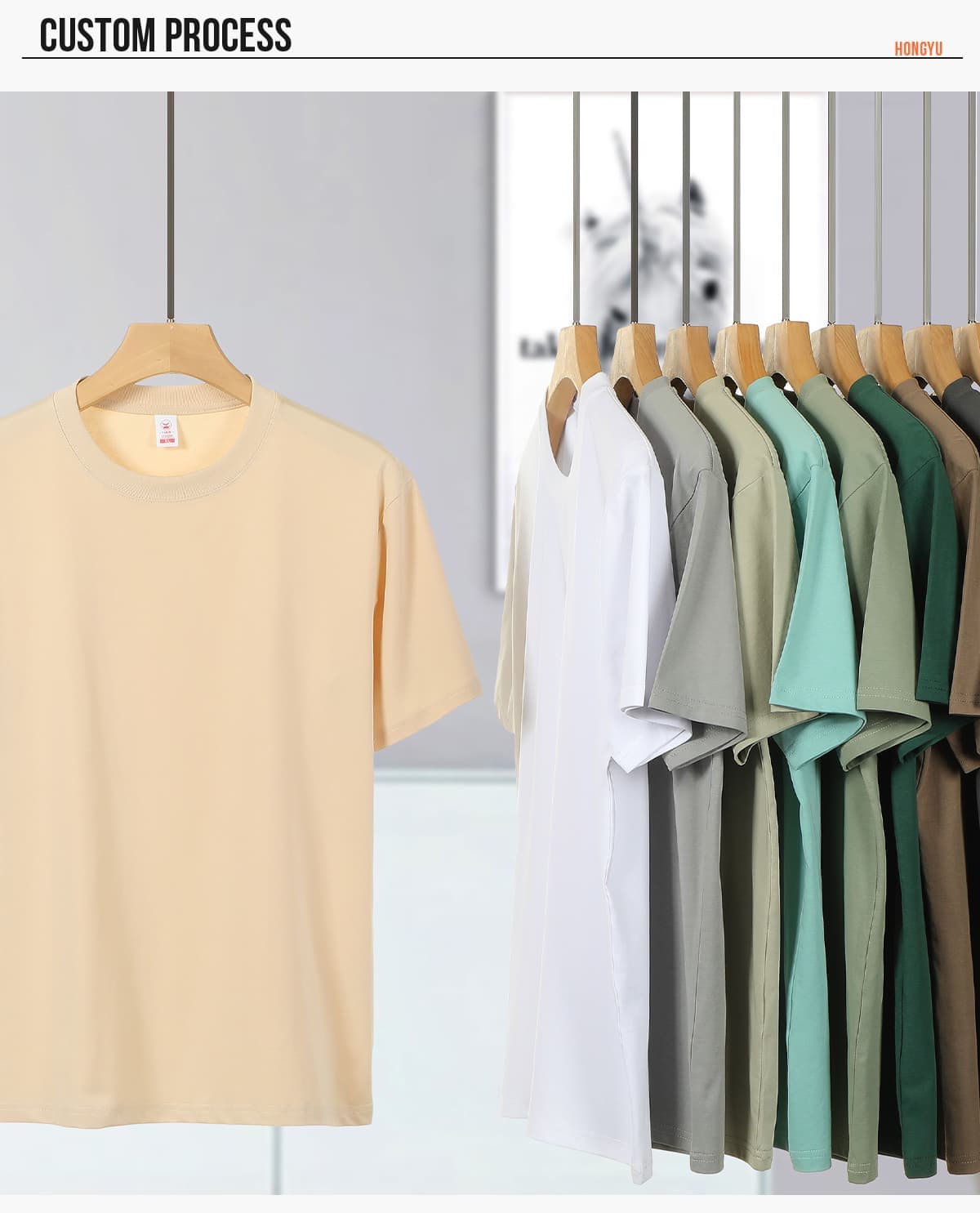 Quick Dry180Gsm Cotton Sorona Cooling T-Shirt – detail 8