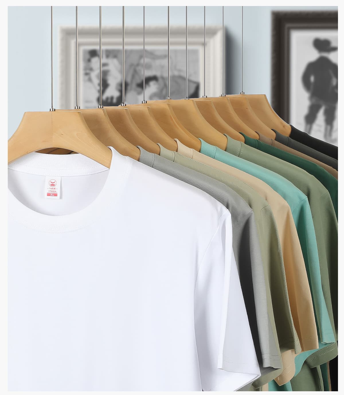 Quick Dry180Gsm Cotton Sorona Cooling T-Shirt – detail 9