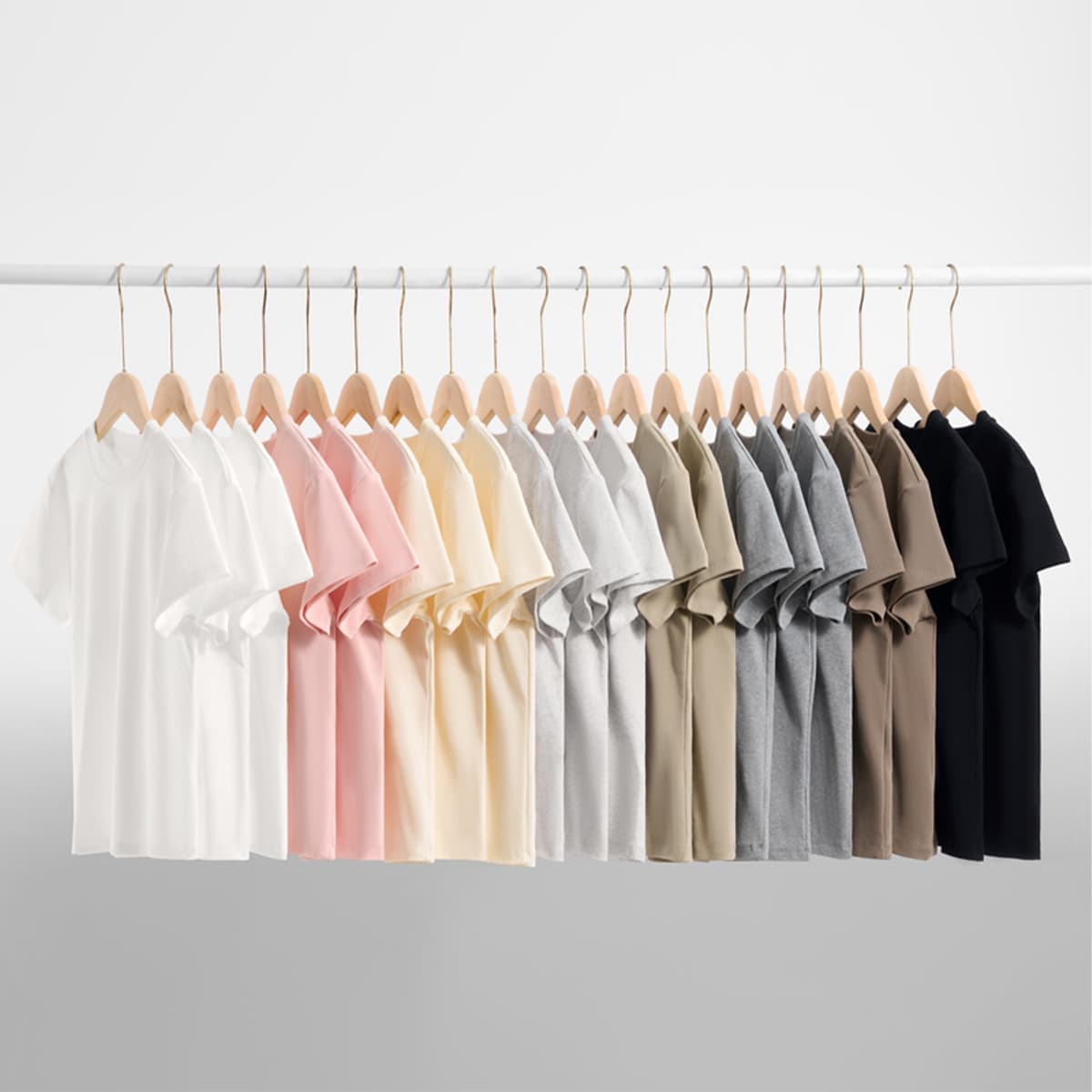 Stretch Ctton 220g Slim Fit Women T-shirt