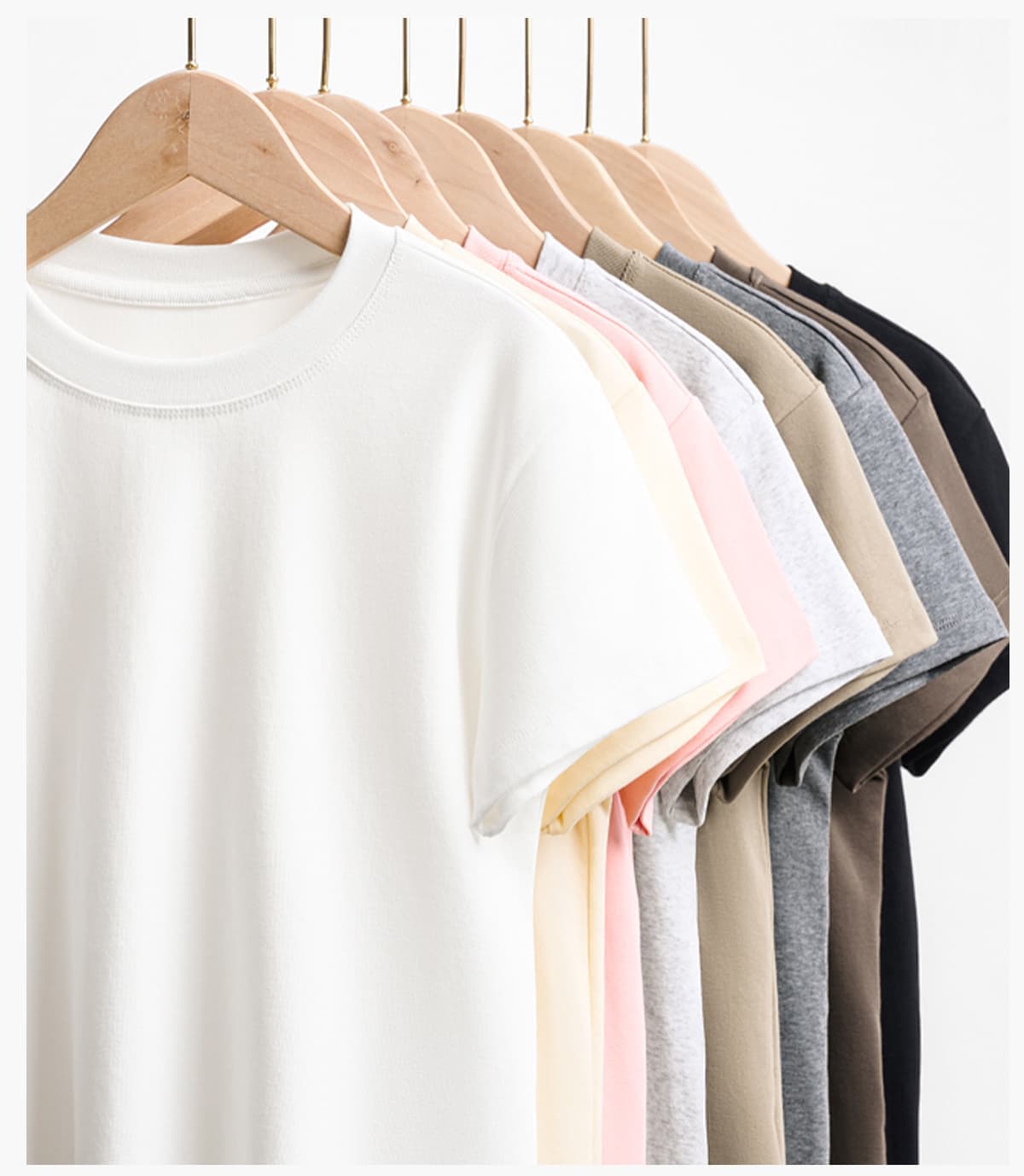 Stretch Ctton 220g Slim Fit Women T-shirt – detail 9