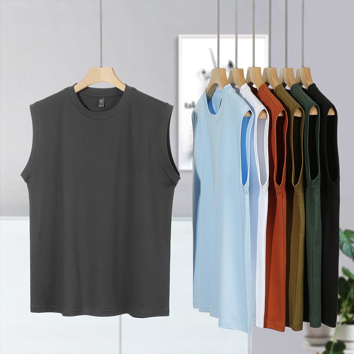 Long-Staple 240Gsm Cotton Unisex Vest