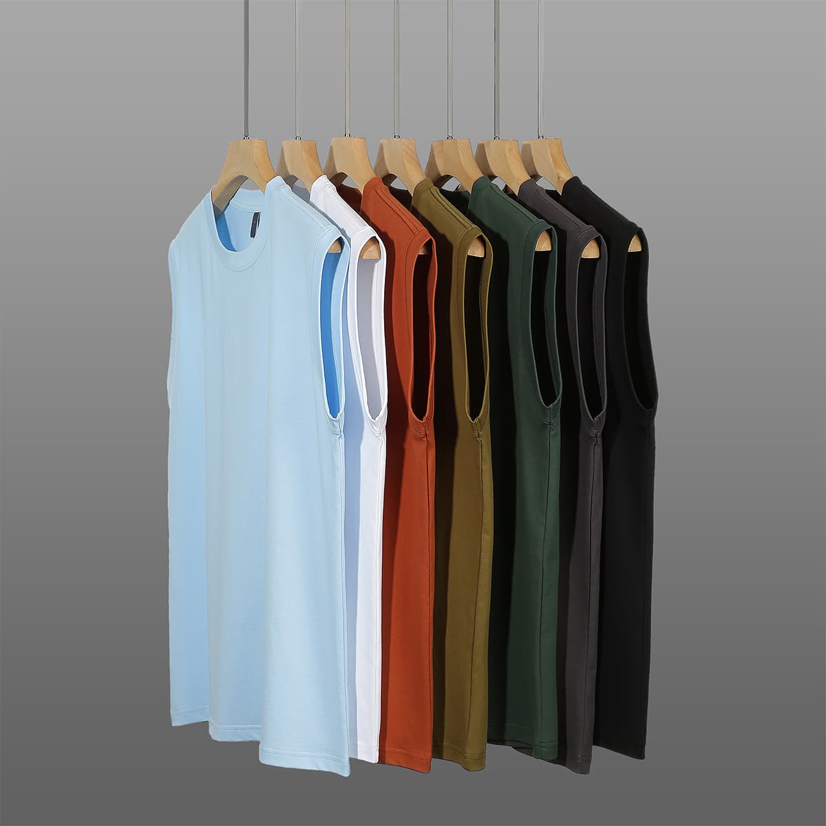 Long-Staple 240Gsm Cotton Unisex Vest thumbnail 2