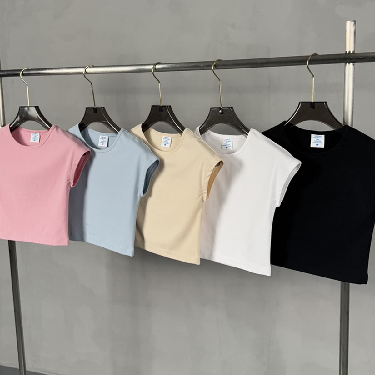 Rib 260gsm Stretch Crop Y2K Baby Tee thumbnail 3